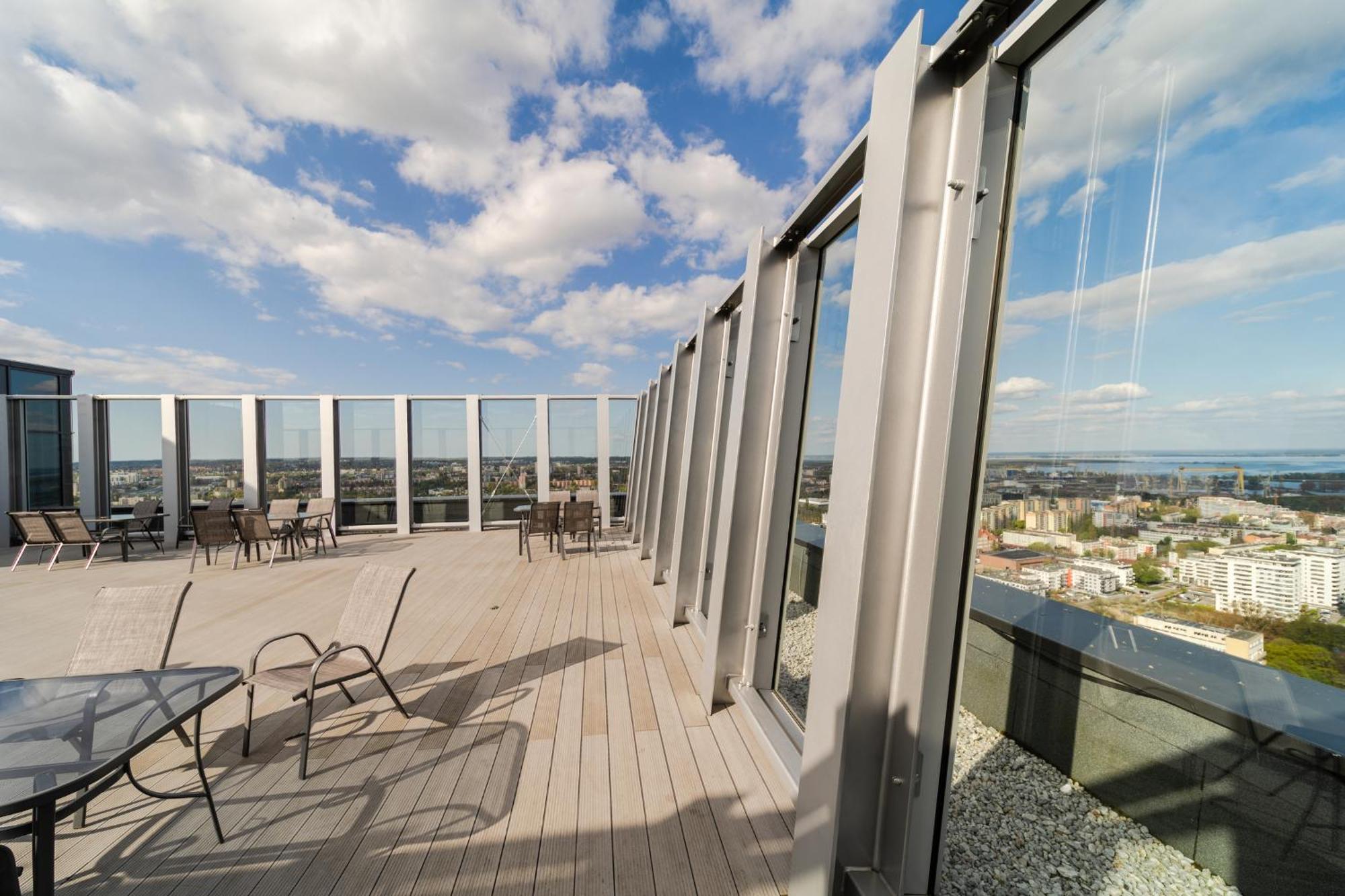 Hanza Tower Apartment No 628 - 6Th Floor, Balcony, Swimming Pool Stettin Exterior foto