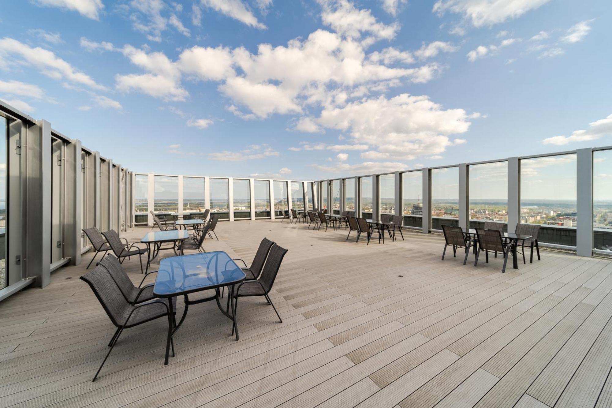 Hanza Tower Apartment No 628 - 6Th Floor, Balcony, Swimming Pool Stettin Exterior foto