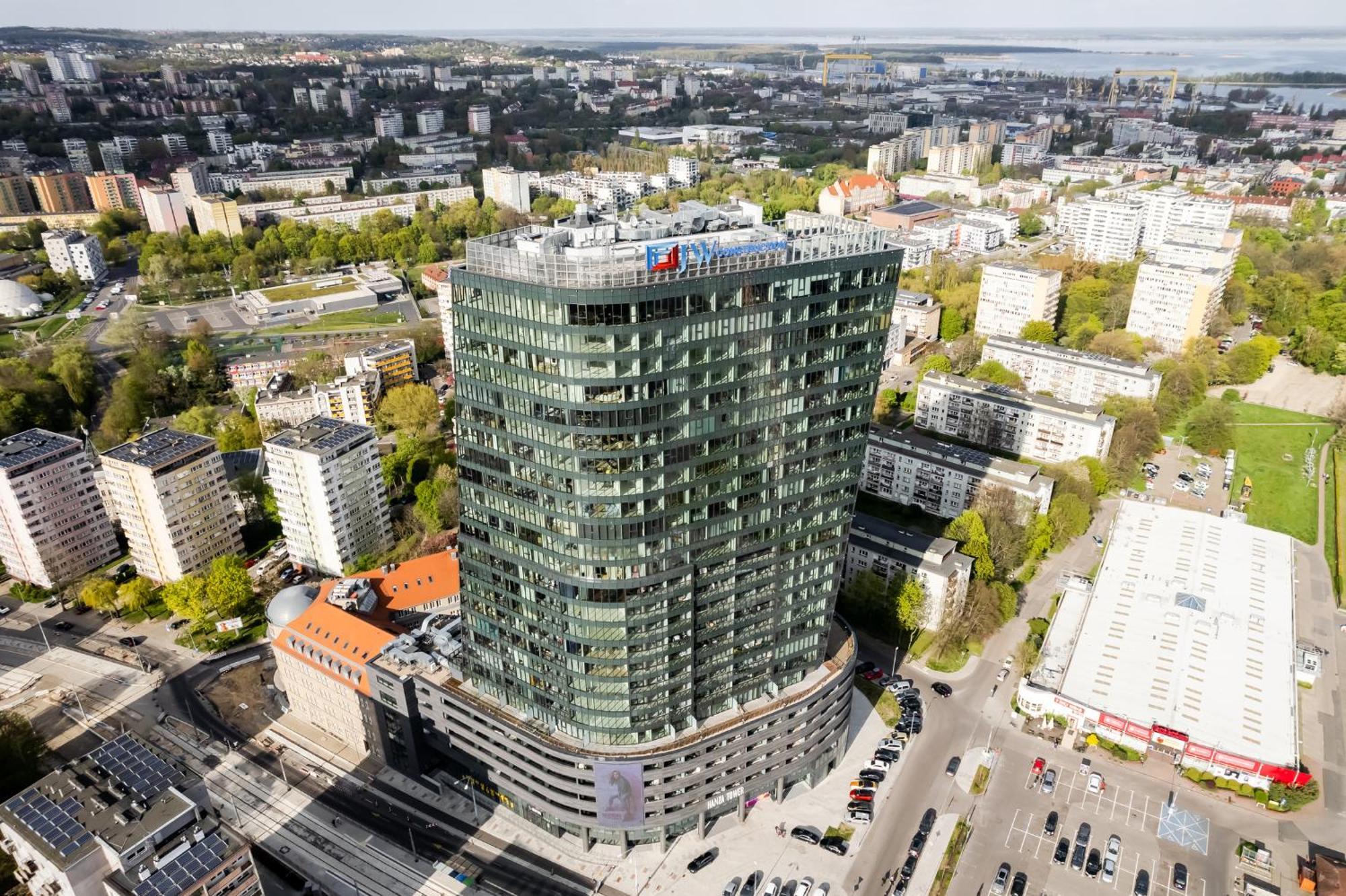 Hanza Tower Apartment No 628 - 6Th Floor, Balcony, Swimming Pool Stettin Exterior foto